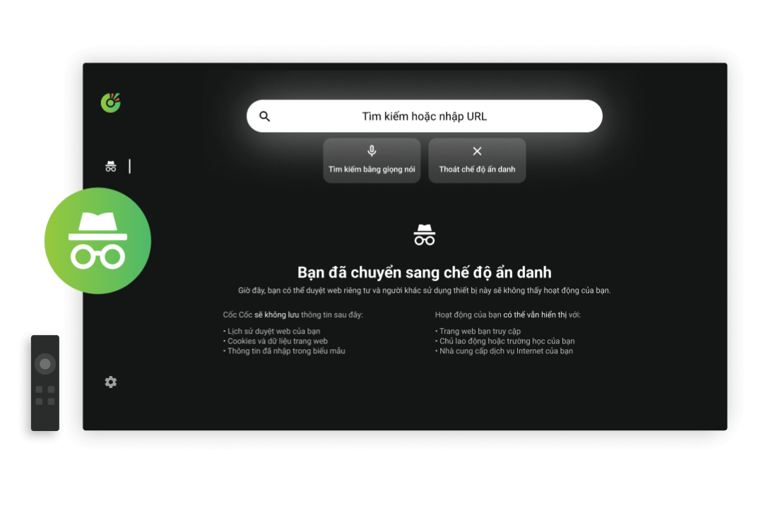Duyệt web riêng tư trong Chế độ ẩn danh Duyệt web riêng tư trong Chế độ ẩn danh