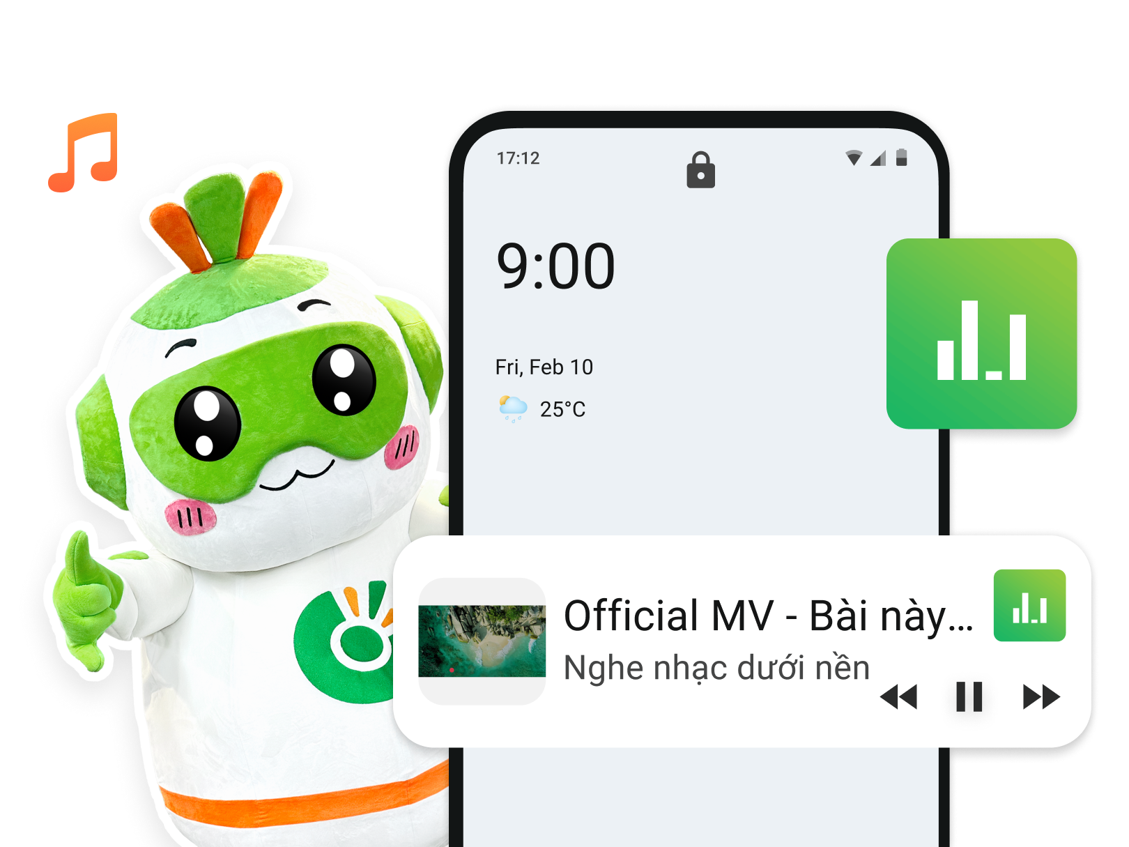 Phát trong nền tẹt ga